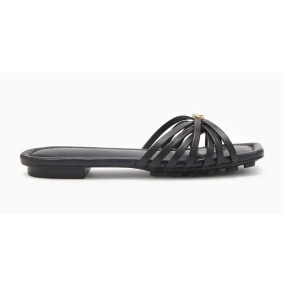 ULLA JOHNSON  Althea Cage Slide Shoes in Black NWB Size 39 - Picture 1 of 12